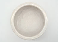 Decoração de mármore branca redonda do presente do Kitchenware da bacia para a parte externa do frasco da especiaria lustrada