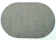 Placas da grade da pedra do bife do basalto, placas quentes da grade de pedra oval para cozinhar