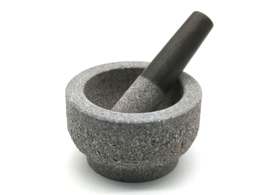 Argamassa de pedra personalizada de alta qualidade e pilão de granito e mármore argamassa de pilão para cozinha
