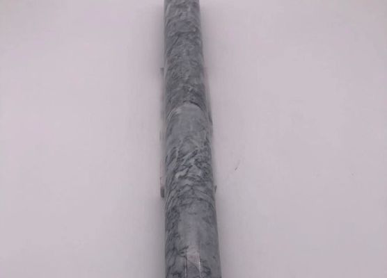 Pino do rolo de pedra de mármore francês 39cm com o baixo de mármore lustrado